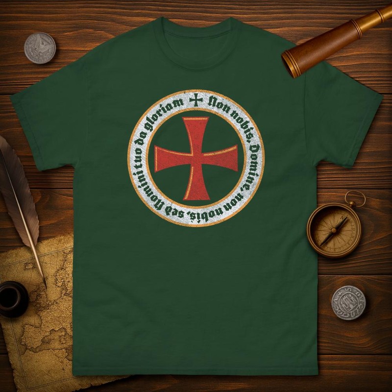 T-shirts: Non Nobis Domine: Templer Emblem
