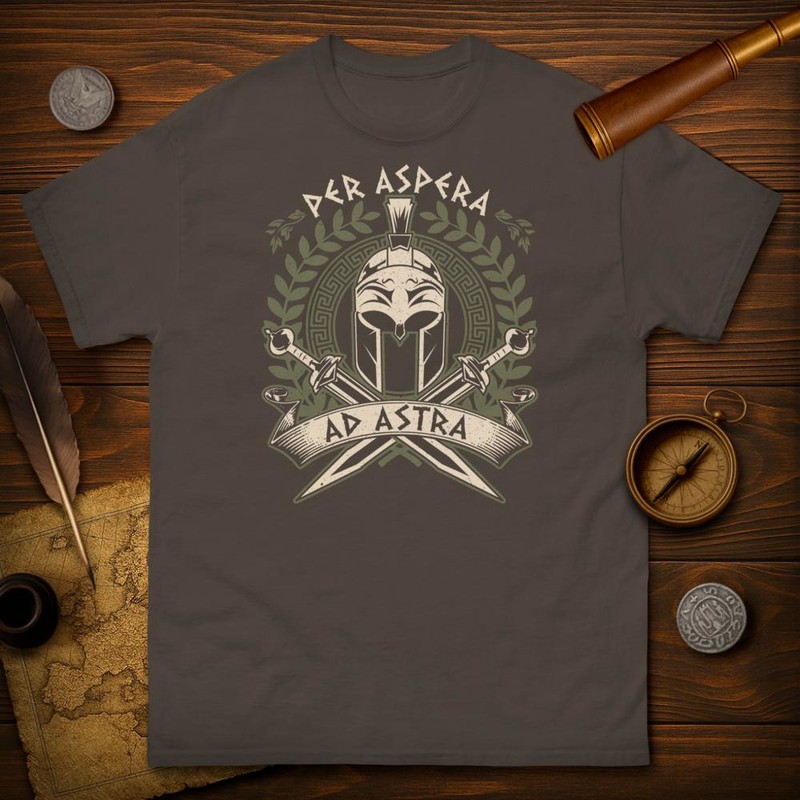 T-shirts: Per Aspera Ad Astra: Weg zu den Sternen