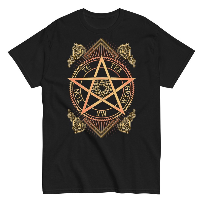 T-shirts: Amulett Tetragrammaton Pentagramm
