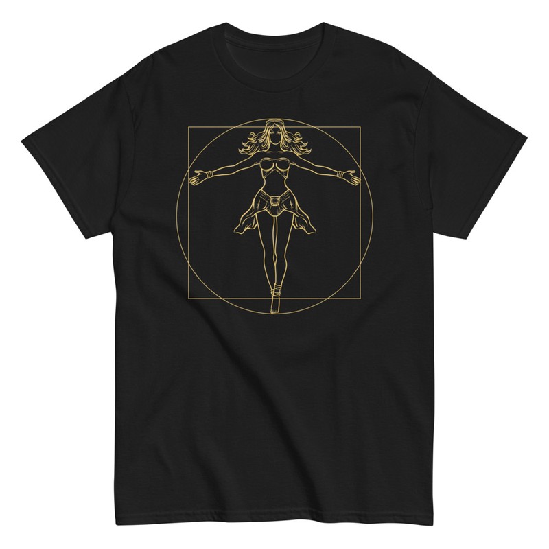 T-shirts: Vitruvianische Frau: Kunst und Proportion