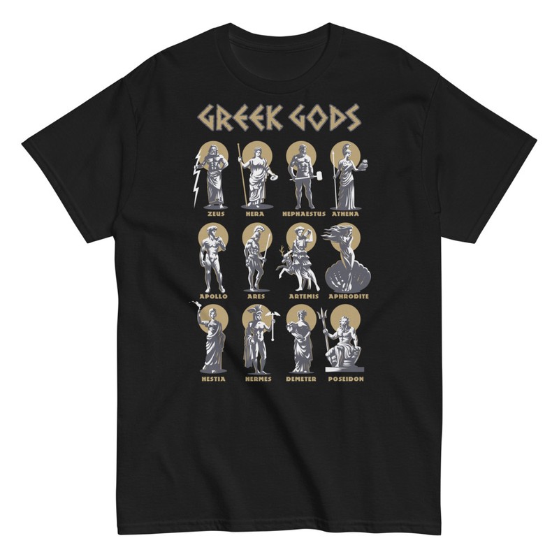 T-shirts: Götter der Griechischen Mythologie