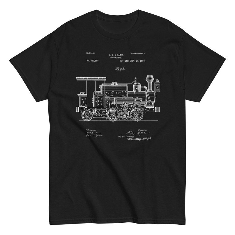 T-shirts: Dampflokomotive Patent