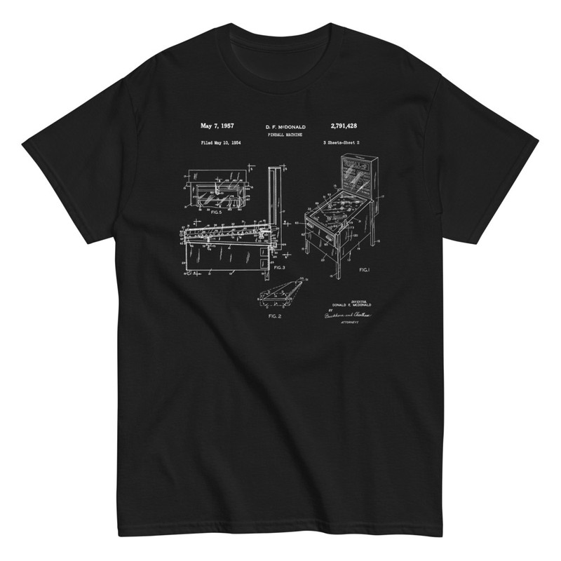 T-shirts: Flipperautomat Patent