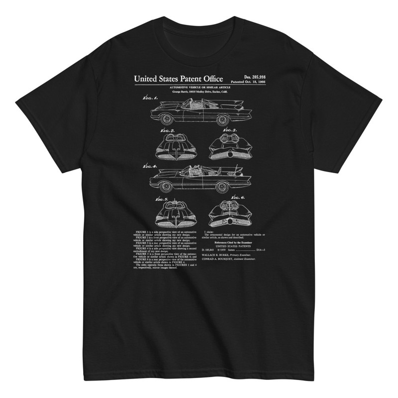 T-shirts: Batmobil Patent