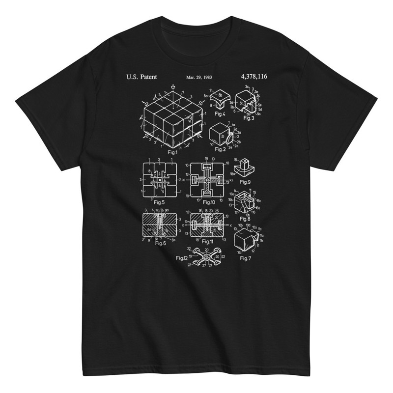 T-shirts: Rubik's Würfel Patent