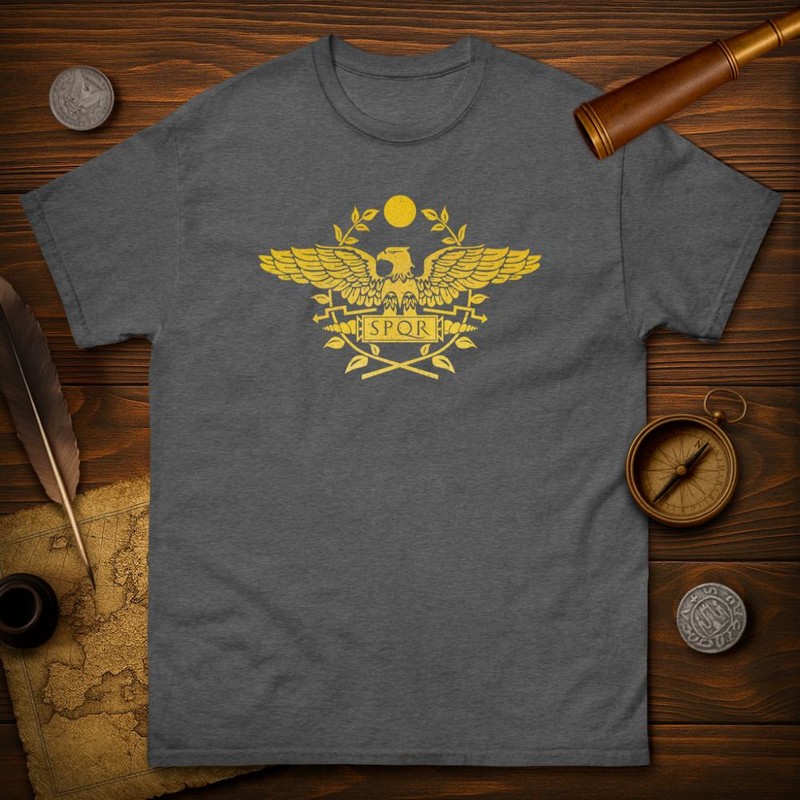 T-shirts: SPQR Adler und Lorbeerkrone