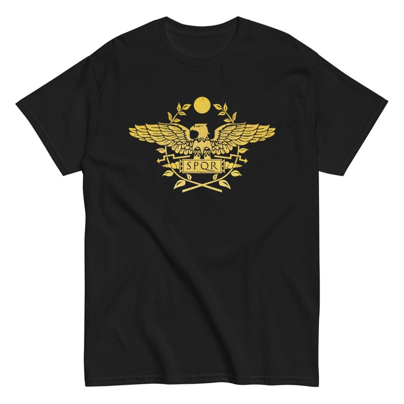 T-shirts: SPQR Adler und Lorbeerkrone