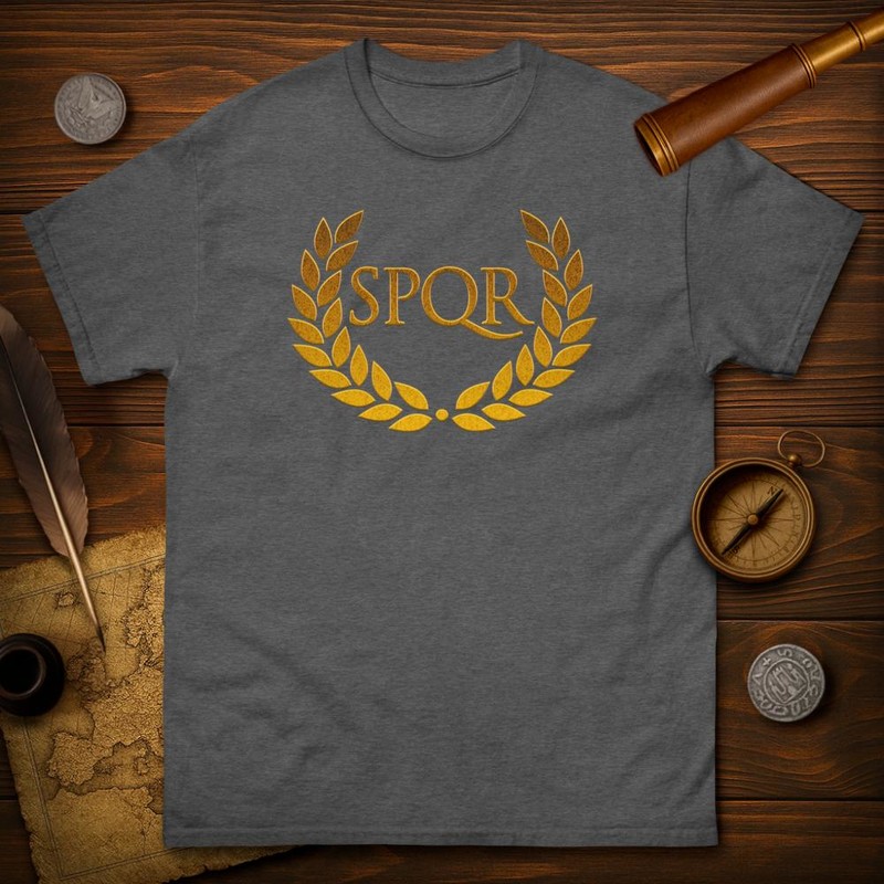 T-shirts: SPQR Lorbeerkranz