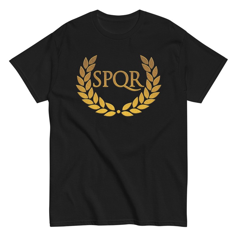 T-shirts: SPQR Lorbeerkranz