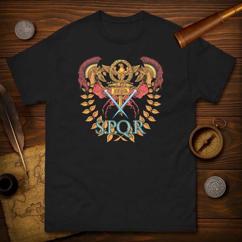 T-shirts: Helme & SPQR Römisches T-shirt