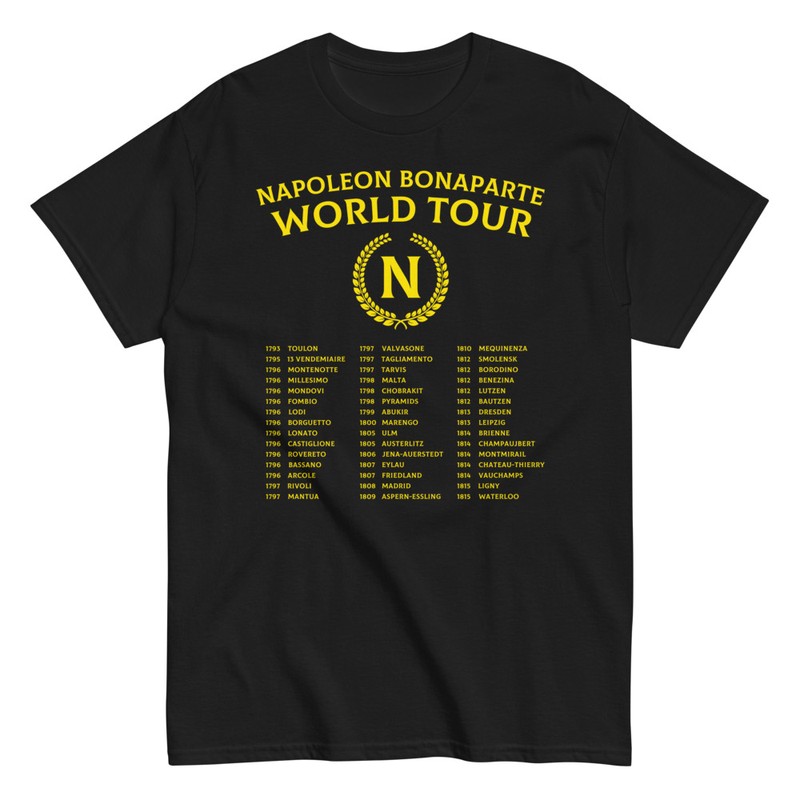 T-shirts: Napoleons Welt Tournee Design