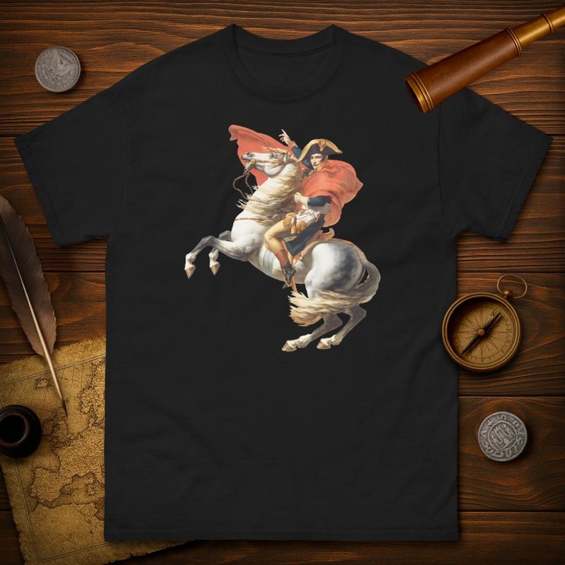 T-shirts: Napoleon auf seinem Pferd