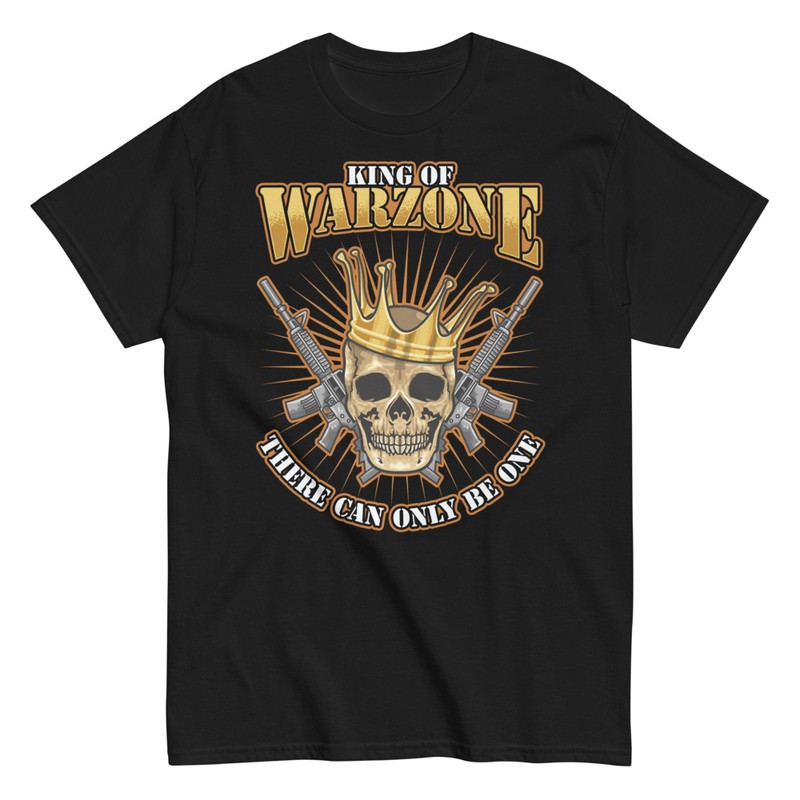 T-shirts: Gekrönter Schädel King of Warzone