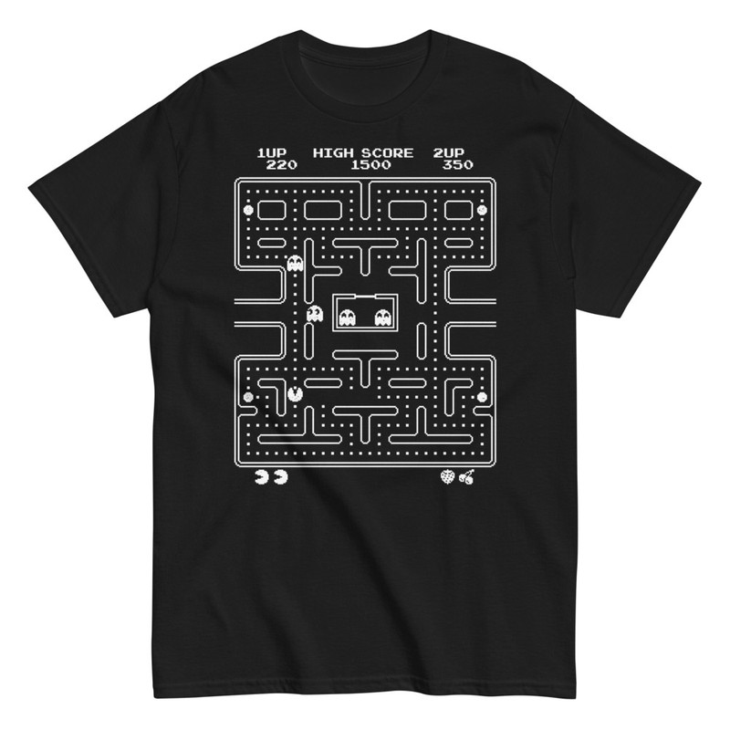 T-shirts: Retro Labyrinth Pac-Man Arcade