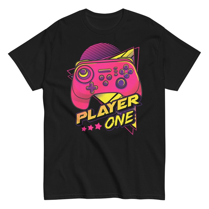 T-shirts: Player One Retro Spielcontroller