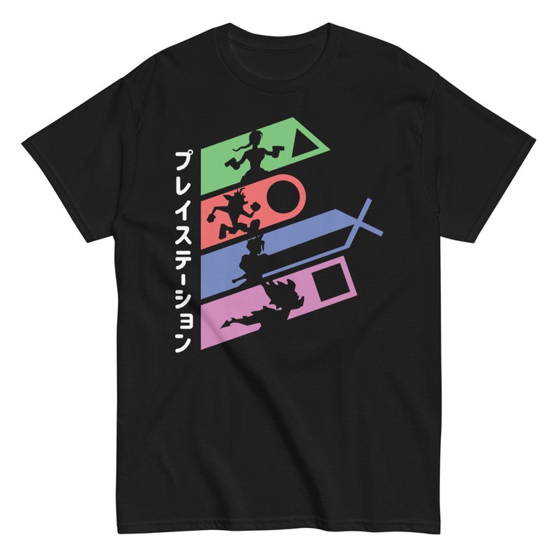 T-shirts: Retro Anime mit Klassischen Icons