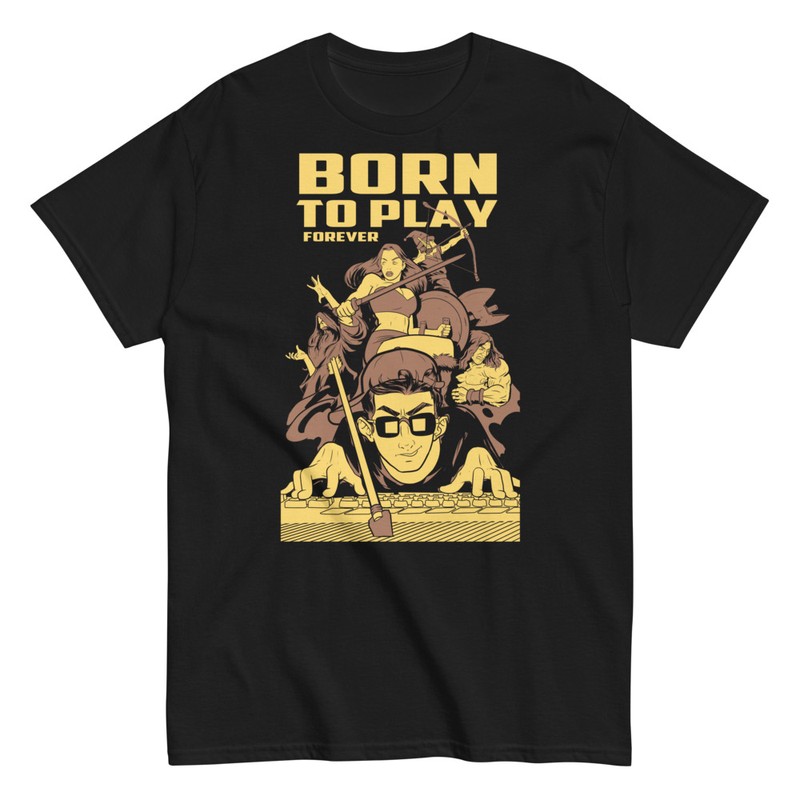 T-shirts: Geboren Um Retro Zu Spielen