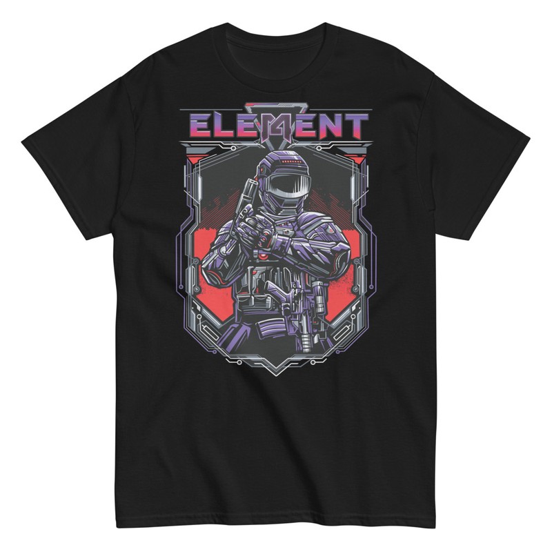 T-shirts: Futuristische Soldat Element Shooter
