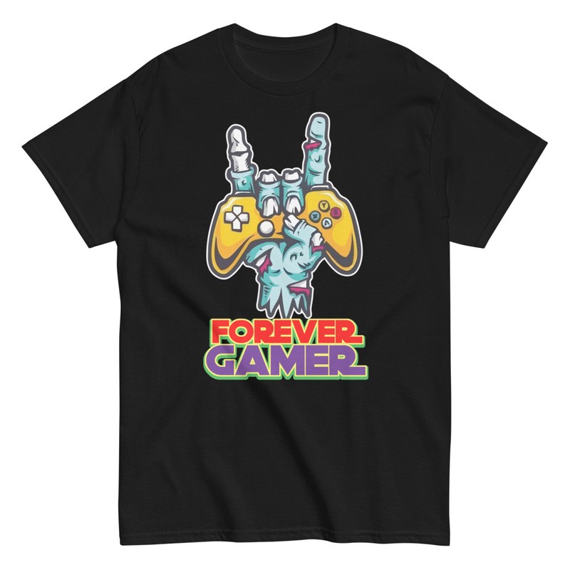 T-shirts: Zombie Hand Controller Forever Gamer