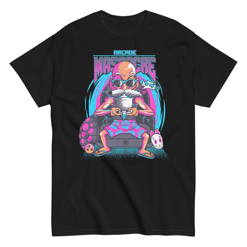 T-shirts: Retro Schildkröte Arcade Massacre