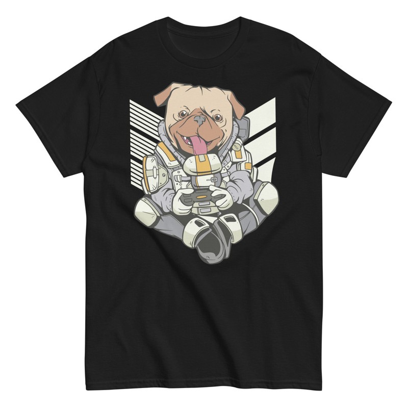 T-shirts: Astronautenhund Gamer