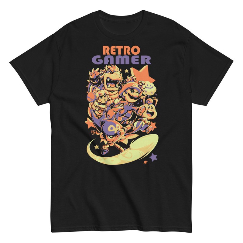 T-shirts: Klassische Retro-Videospiel-Charaktere