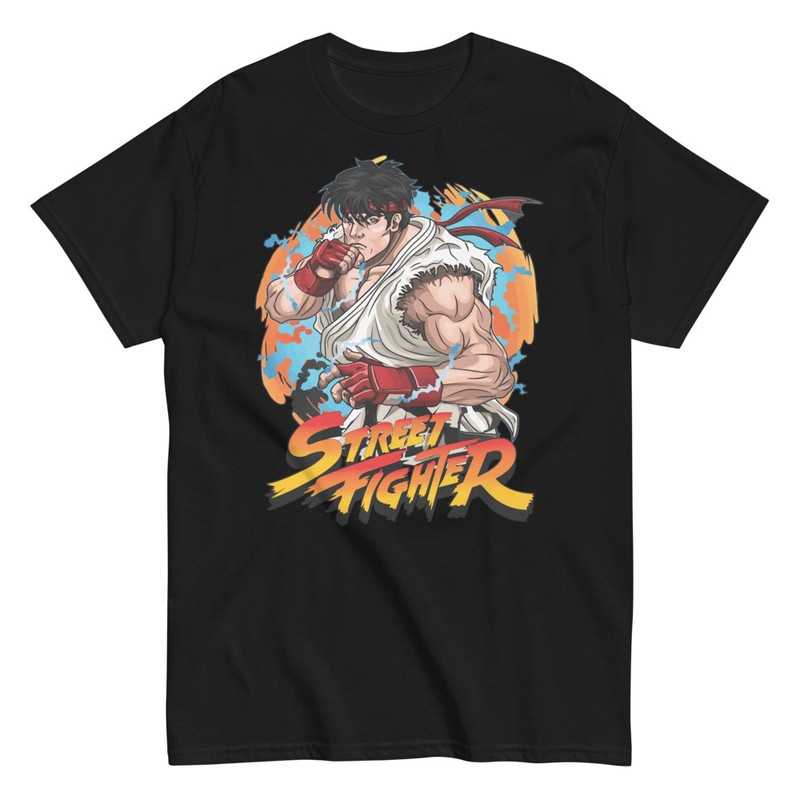 T-shirts: Ryu Street Fighter Retro Arcade