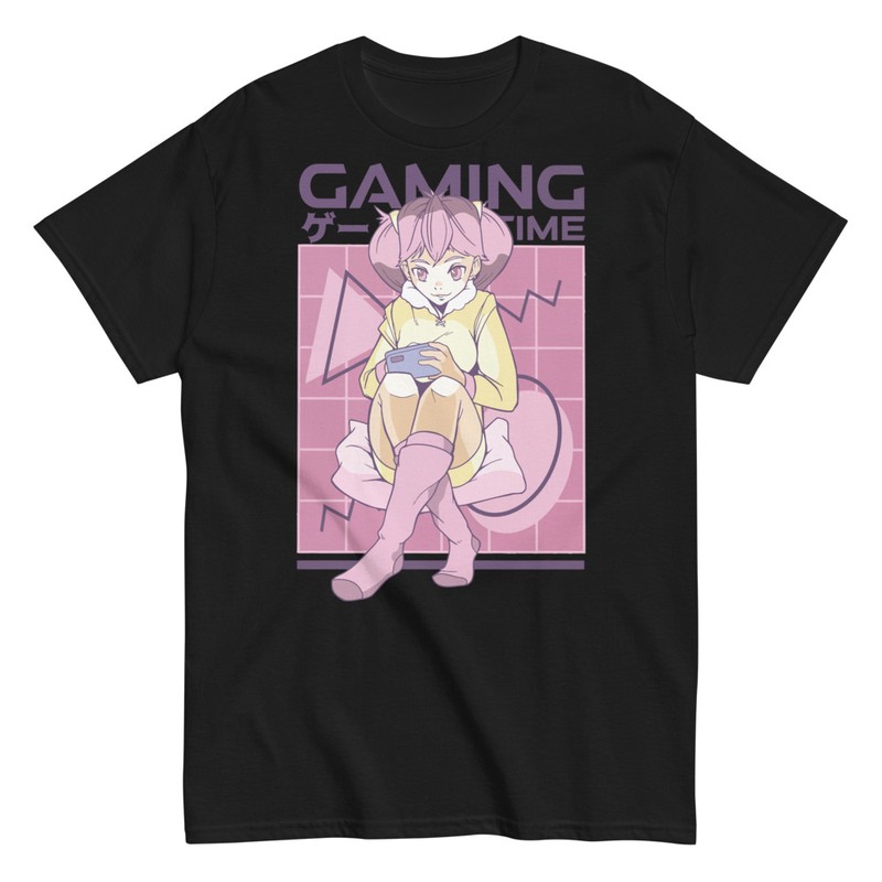 T-shirts: Gamer Anime Kawaii Stil