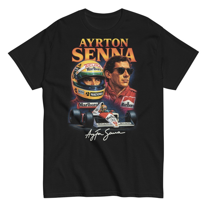 T-shirts: Ayrton Senna Formel 1 Hommage
