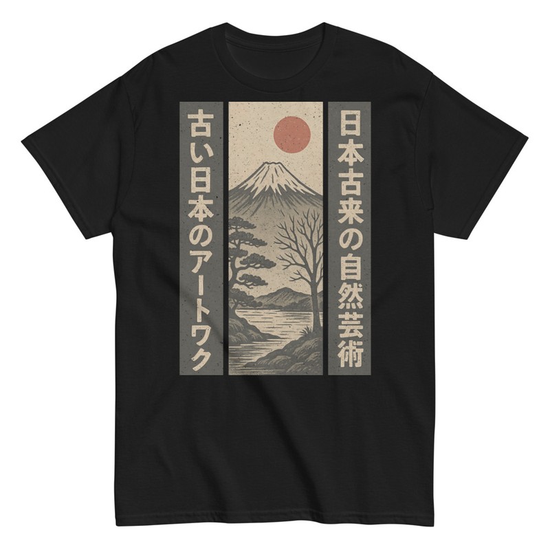 T-shirts: Traditionelle Japanische Kunst vom Berg Fuji