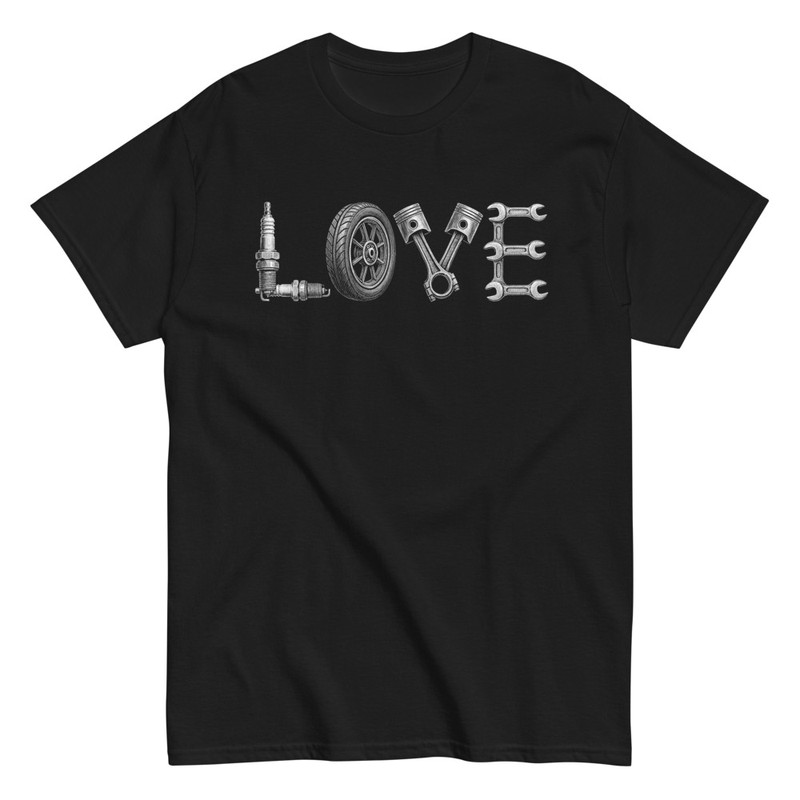 T-shirts: LOVE-Auto Teile Design