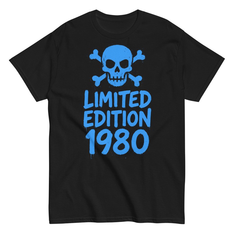 T-shirts: Limitierte Auflage 1980 Sch&auml;del