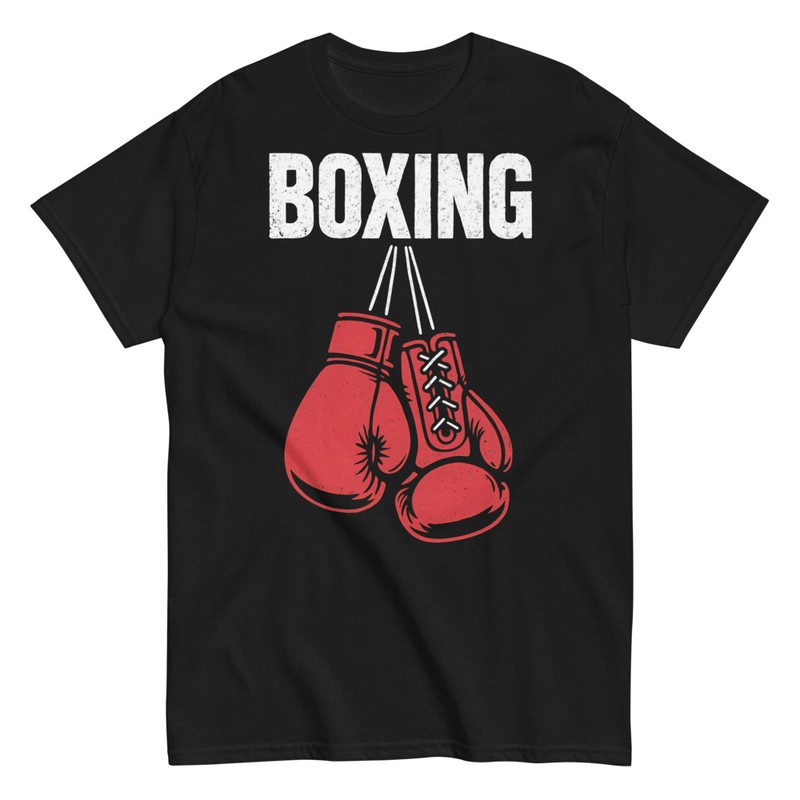 T-shirts: Hängende Boxhandschuhe