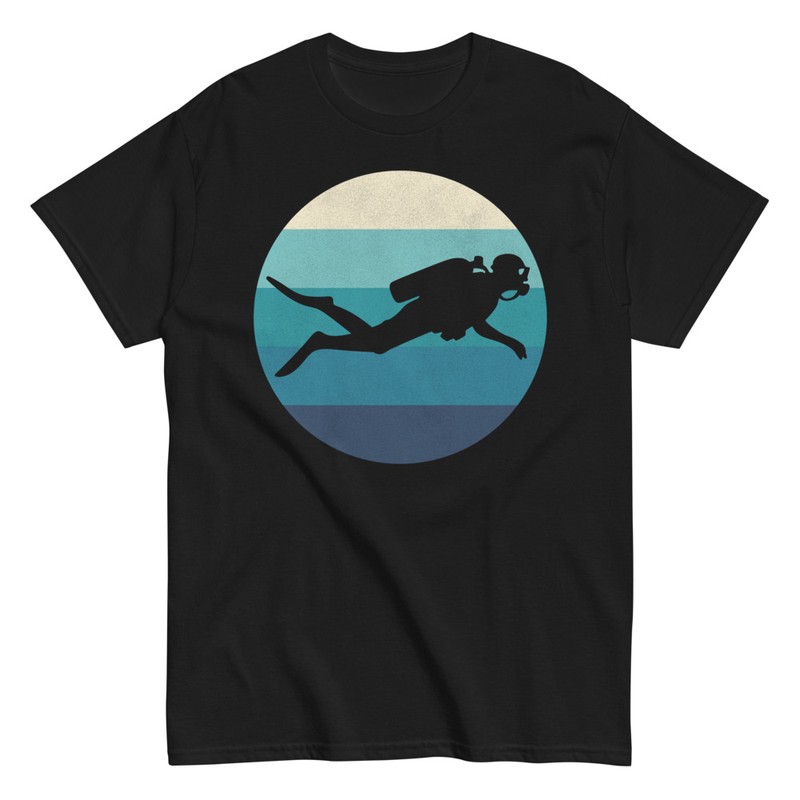 T-shirts: Retro Taucher Original