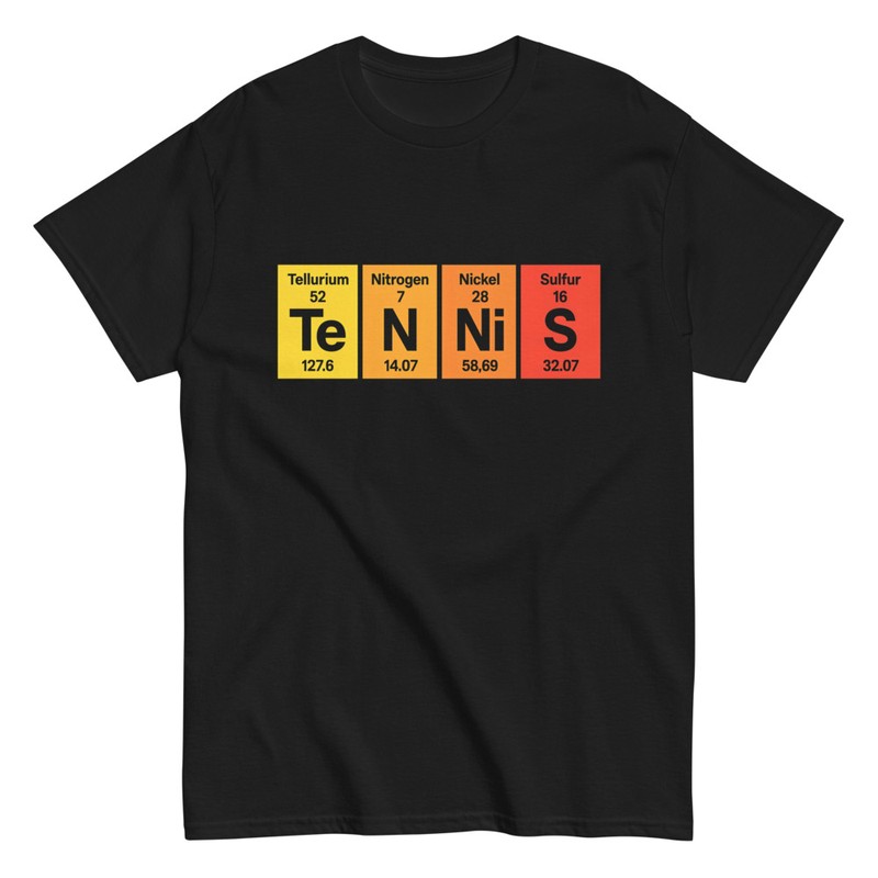 T-shirts: Chemisches Design Tennis