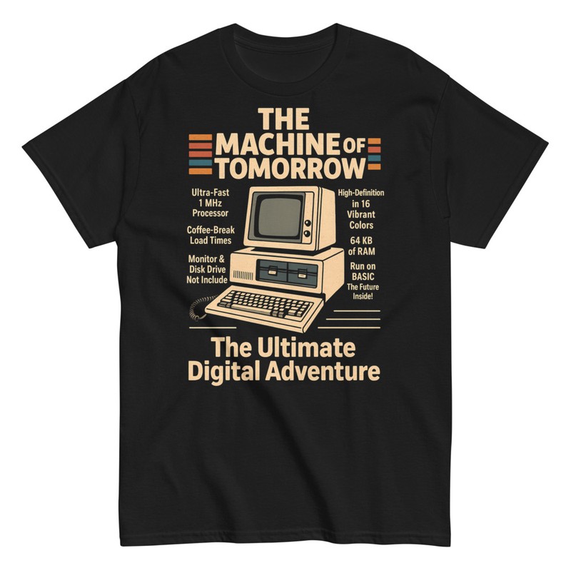 T-shirts: Retro-Computer Die Maschine von Morgen