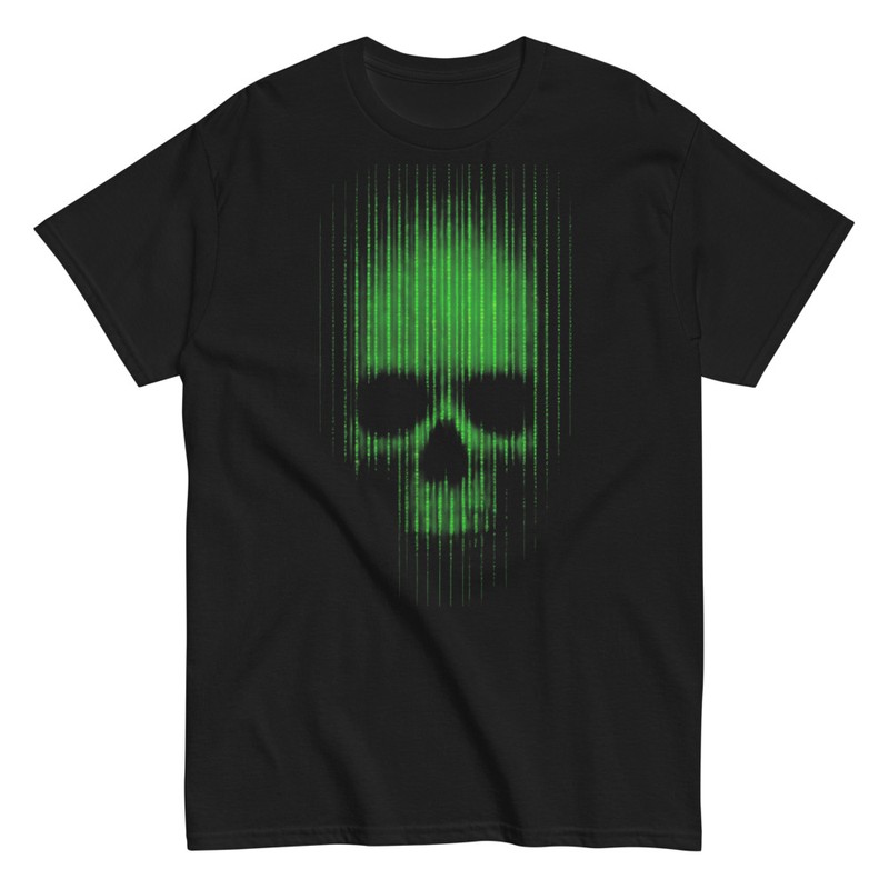 T-shirts: Cyberpunk-Schädel