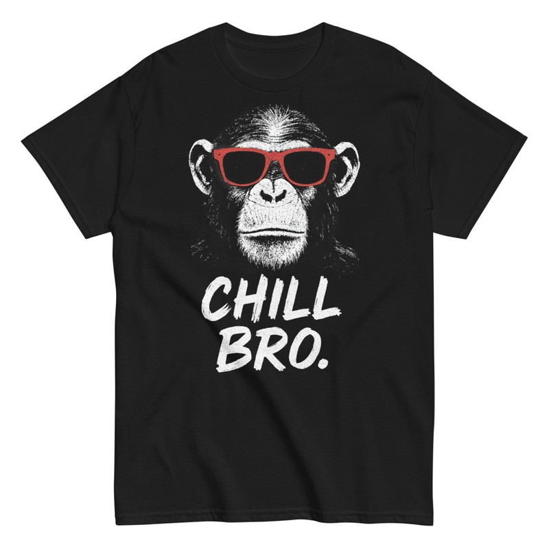 T-shirts: Lustiger Affe Chill Bro