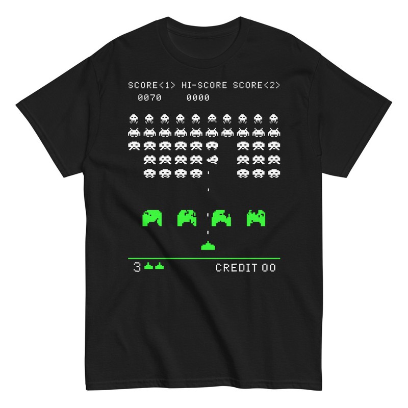 T-shirts: Retro Space Invaders