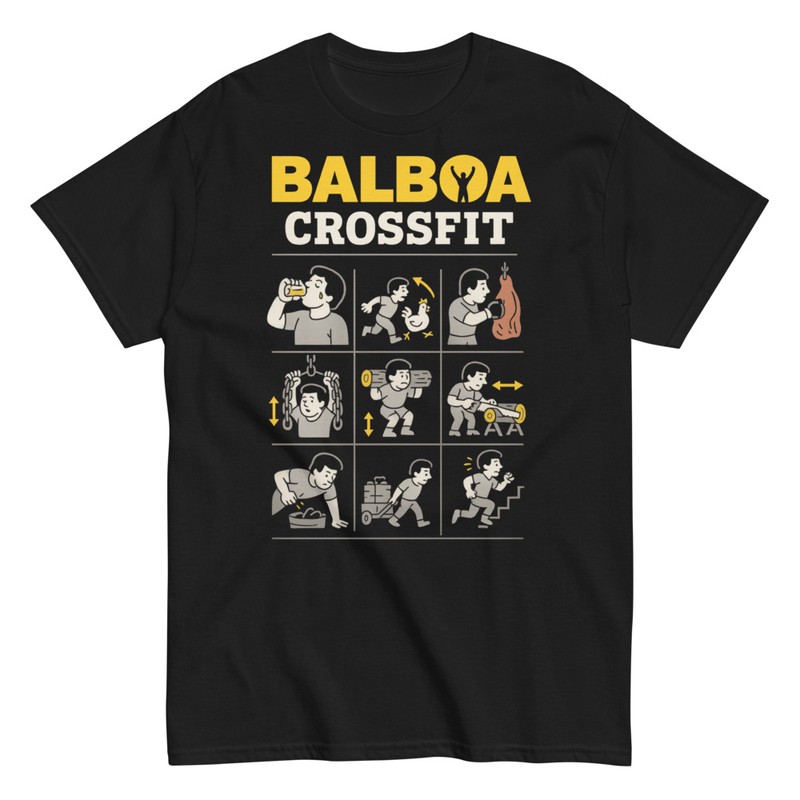 T-shirts: Lustige Parodie Balboa CrossFit