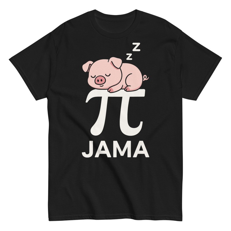 T-shirts: Schwein Schläft auf dem Pi-Symbol