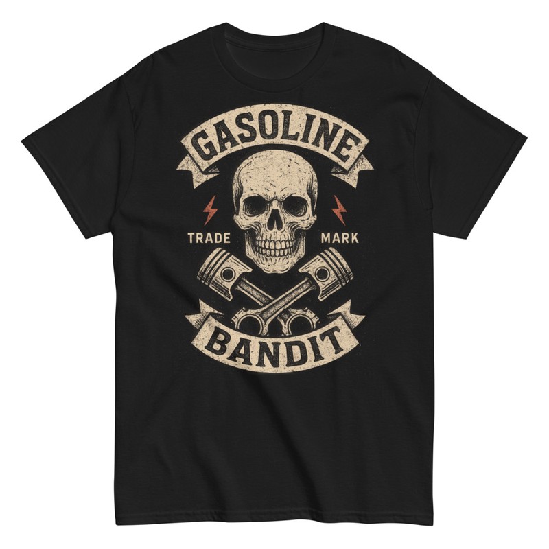 T-shirts: Gasoline Bandit Schädel