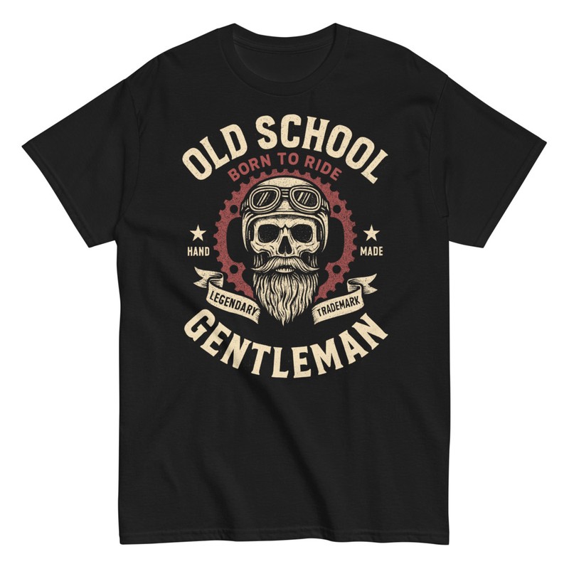 T-shirts: Old School Gentleman