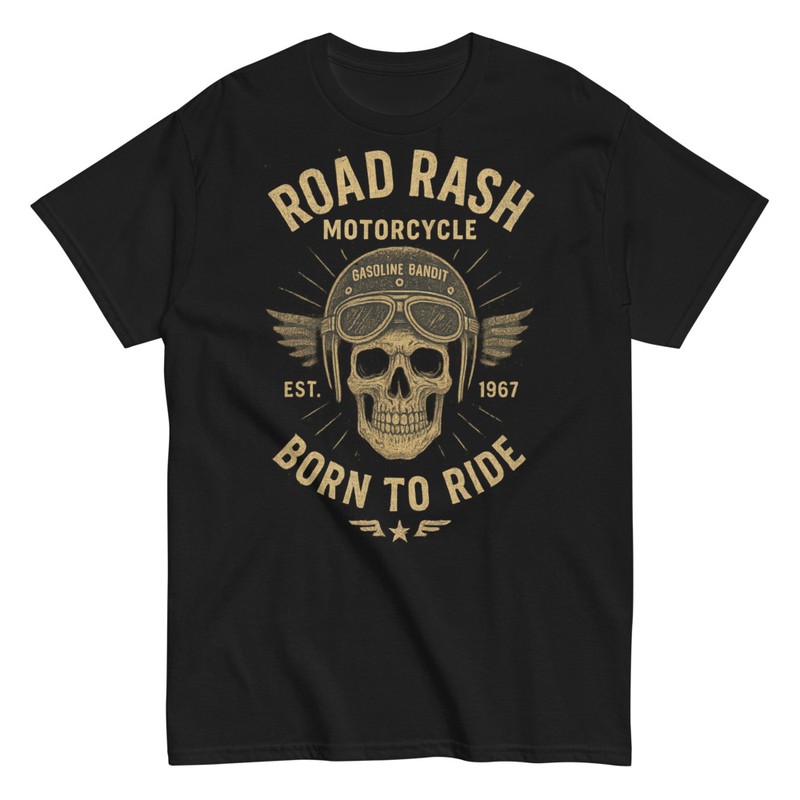T-shirts: Road Rash Motorradfahrer