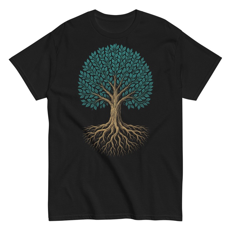T-shirts: Lebensbaum mit Wurzeln