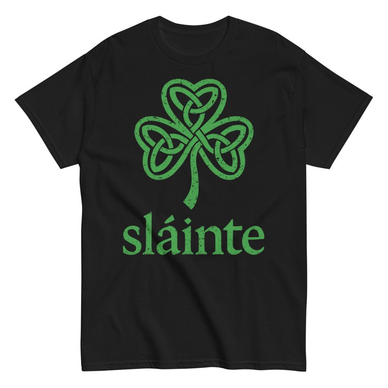 T-shirts: Keltischer Kleeblatt Sláinte