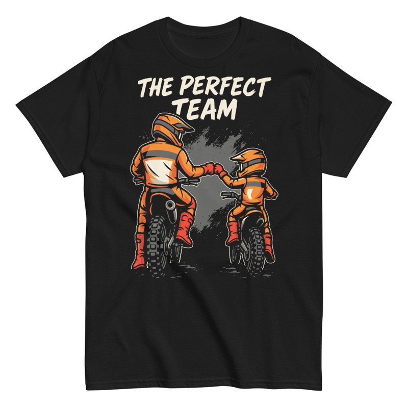 T-shirts: Motocross Vater-Sohn Team