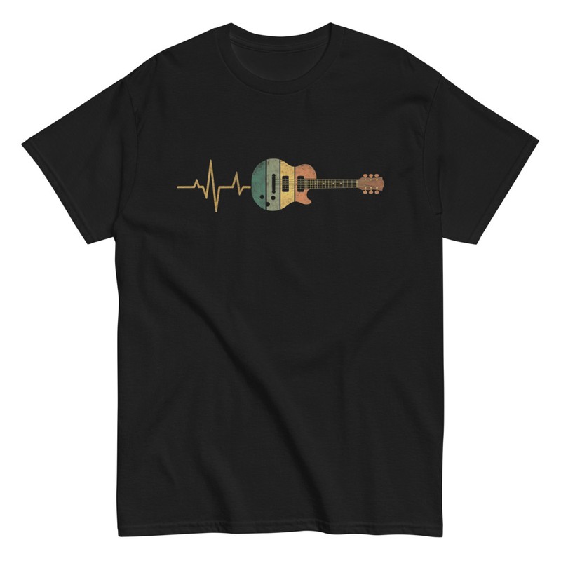 T-shirts: E-Gitarre Musikalisches Herz