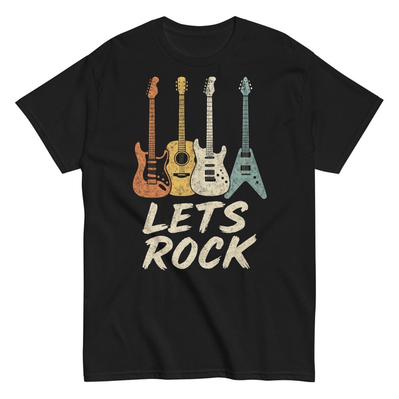 T-shirts: Gitarren Let's Rock