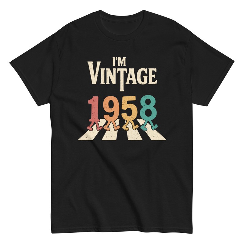 T-shirts: Vintage 1958 67. Geburtstag Abbey Road